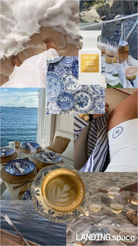 Old Money Picnic, Sailing Aesthetic, Beachy Wallpaper, Navy Inspiration, Landing Space, Summer Vibes Aesthetic, Board Collage, Italy Beach, Vision Board Collage