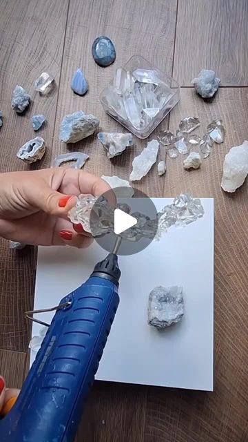 Violet View Art - Unique Art, Courses & Products on Instagram: "I can't believe I'm doing this! 😲 I'm taking you by hand and showing how you can start creating stunning crystal art today ✨️ 

✅️ space and budget friendly
✅️ simple step-by-step video lessons
✅️ watch anytime anyware
✅️ clear guidance to stunning results!
✅️ mix and match your own favourite colors and crystals

Ready to start ? Click learn more button or comment READY!
Let's create mesmerising geode art that will transform your interior and open the doors to new possibilities ✨️" Crystal Projects Diy, Crystal Projects, View Art, Geode Art, New Possibilities, Art Courses, Crystal Art, Video Lessons, Art Unique