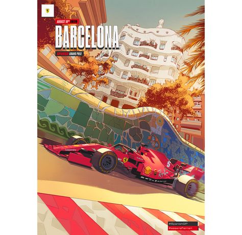 Belgium Grand Prix, Mexico Grand Prix, F1 Calendar, Grand Prix Posters, Ferrari Poster, Abu Dhabi Grand Prix, Spanish Grand Prix, Motorsport Art, F1 Art