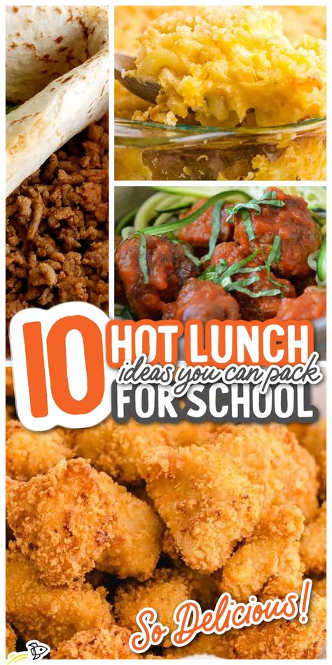 Hot Lunches For School, Hot Food For School Lunch, Sams Club School Lunch Ideas, Food For School Lunches Teens, Car Lunch Ideas, 9th Grade Lunch Ideas, Heated Lunch Box Meals, Truck Driver Lunch Ideas, Middle Schooler Lunch Ideas