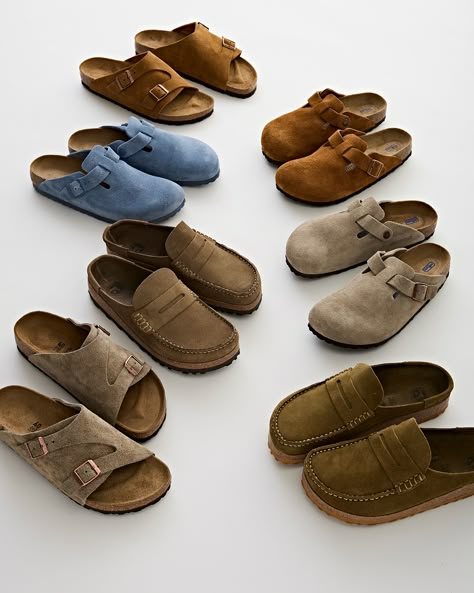 We've just received a huge restock from Birkenstock! This brings back the much-loved Boston clog and marks the debut of the Naples and Zurich models in our collection. Feel the unmatched comfort and make a conscious choice for your feet. ⁠ ⁠ Shop online and in-store at Hazenstraat 67. Boston Clog, Converse Chuck 70, Birkenstock Sandals, Hype Shoes, Birkenstock Boston, Famous Models, Famous Footwear, Men Fashion Casual Outfits, Slides Shoes