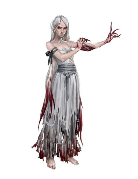 Blood Hag attaching Skin - Pathfinder 2E PFRPG PFSRD DND D&D 3.5 4E 5E 5th ed d20 fantasy Blood Mage, Pathfinder 2e, Creature Artwork, Dnd Monsters, Cool Monsters, Fantasy Collection, Dungeons And Dragons Characters, Dnd Art, Fantasy Monster