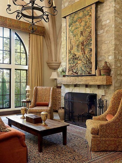 Tuscan, Living room, BHG Tuscan Home Decor Ideas, Tuscan Style Decorating, Tuscan Home Decorating, Tuscan Living Rooms, Tuscan Colors, Tuscan Furniture, Tuscan Interior, Tuscany Decor, Tuscan Style Homes