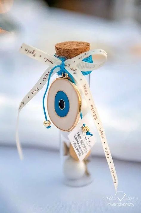 Mamma Mia Themed Party, Greek Magic, Mamma Mia Movie, Bonbonniere Ideas, Mamma Mia Wedding, Themed Party Ideas, 20th Birthday Party, Evil Eye Art, Wedding Table Decoration