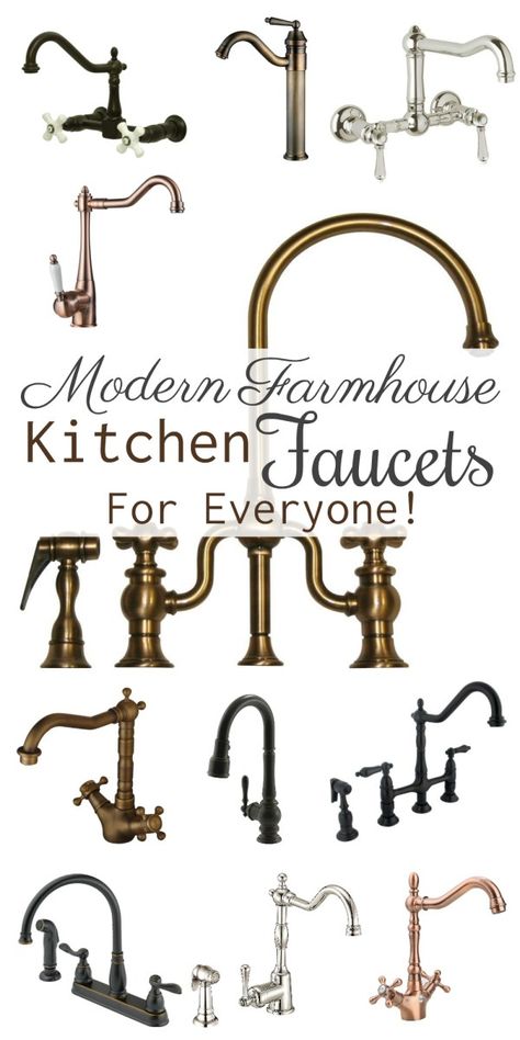 Top picks of kitchen faucets for your kitchen. #KitchenRemodel #KitchenFaucet #FarmhouseStyle #Taps #Faucets Modern Farmhouse Kitchen Faucet, Farm Sink Faucet, Ikea Faucet, Faucets Ideas, Best Kitchen Faucets, Modern Farmhouse Kitchen, Black Kitchen Faucets, Dream Kitchens Design, Best Kitchen Designs