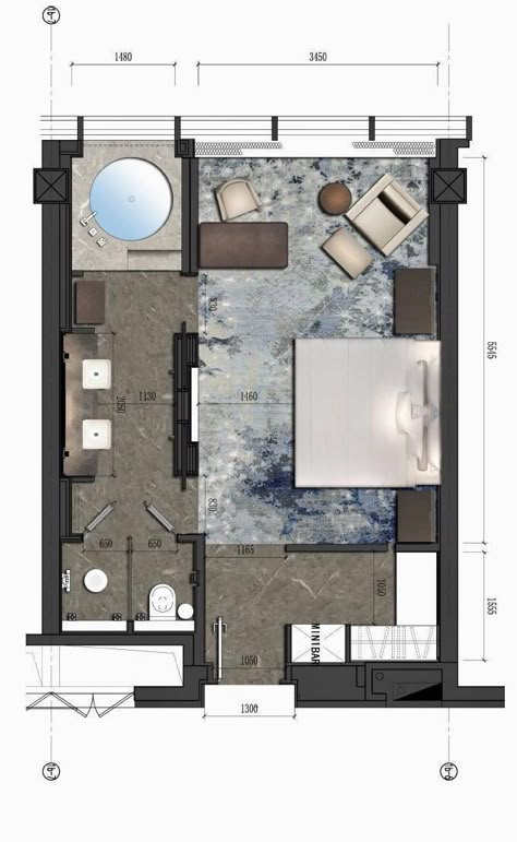 Hotel Room Design Bedrooms, Hotel Suite Floor Plan, Master Suite Floor Plan, Suite Room Hotel, Hotel Room Plan, Hotel Room Design Plan, Hotel Floor Plan, Luxury Bathroom Master Baths, Hotel Floor