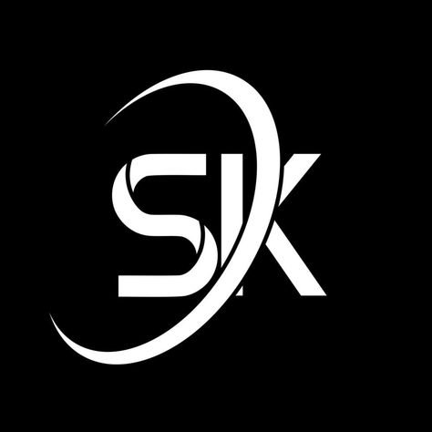 SK logo. S K design. White SK letter. SK letter logo design. Initial letter SK linked circle uppercase monogram logo. Sk Design Logo, Sk Letter Logo, Sk Logo Design, S K Logo, Sk Wallpaper, Sk Photo Editing Logo, Logo Sk, Baby Murugan, Sk Photo