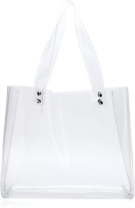 Amazon.com: Lam Gallery Women's PVC Clear Tote Bag for Working Beach Concert Sports Events Bag (Horizontal Style) : Clothing, Shoes & Jewelry Beach Concert, Clear Tote Bags, Clear Bags, Sell On Amazon, Womens Tote, Sport Event, Egift Card, Rebecca Minkoff Hobo, Purses And Handbags