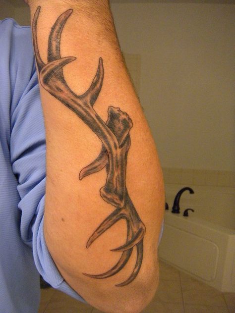 Deer Antler Tattoo, Antler Tattoos, Antler Tattoo, Fishing Hook Tattoo, Deer Tattoo Designs, Hook Tattoos, Tattoo Quotes For Men, Hunting Tattoos, Cowgirl Tattoos