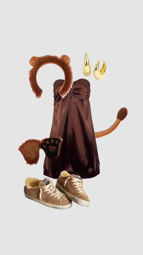 Cowardly Lion Costume Cowardly Lion Halloween Costume, Cowardly Lion Costume, Pokemon Halloween Costume, Lion Halloween Costume, Lion Halloween, Teacher Halloween Costumes, Cute Group Halloween Costumes, Animal Halloween Costumes, Classy Halloween Costumes