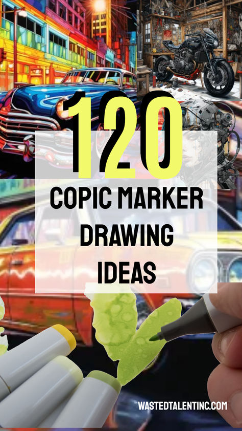 In this article, I have curated 120 Copic Marker Drawing Ideas nobody else has! Get the most original ideas, see an example image (or reference photo), a summary description, estimated skill level, some of the benefits of each drawing, and some additional tips. Whether you’re a beginner or an experienced artist, these ideas will keep you occupied and entertained.
Feeling excited yet? Wait until you dive into these Copic drawing ideas that cater to various skill levels, and artistic styles. Simple Marker Art, Copic Marker Art Ideas, Things To Draw With Markers, Alcohol Markers Art Ideas, Marker Art Ideas, Marker Drawing Ideas, Cool Things To Draw, Copic Marker Drawings, Copic Drawings