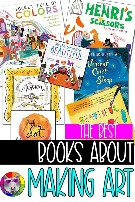 Best Picture Books, Art Books For Kids, Art Curriculum, Elementary Art Projects, Kindergarten Art, Art Lessons Elementary, Best Picture, Best Books, Picture Books