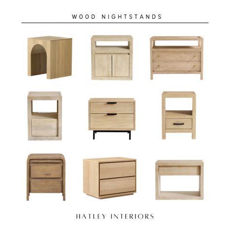 wood nightstand round up! white oak nightstand, nightstand with drawers, nightstand with shelf, light wood nightstand, wide nightstand, narrow nightstand, light wood nightstand dupe, bedroom decor #LTKFind Follow my shop @HatleyInteriors on the @shop.LTK app to shop this post and get my exclusive app-only content! #liketkit #LTKhome @shop.ltk https://liketk.it/432cp Narrow Nightstand With Drawers, White Oak Nightstand Bedroom, Light Wood Large Nightstand, Narrow Wood Nightstand, No Nightstand Ideas, Natural Oak Nightstand, Nightstand Narrow, Japandi Nightstand, Natural Pine Nightstand