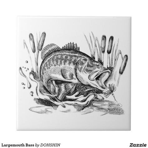 Largemouth Bass Wood Burn Ideas, Hunting Drawings, Charcoal Drawing Ideas, Wood Burning Stencils, Woodburning Ideas, Bass Fishing Shirts, Pyrography Patterns, Black Bass, Etsy Tips