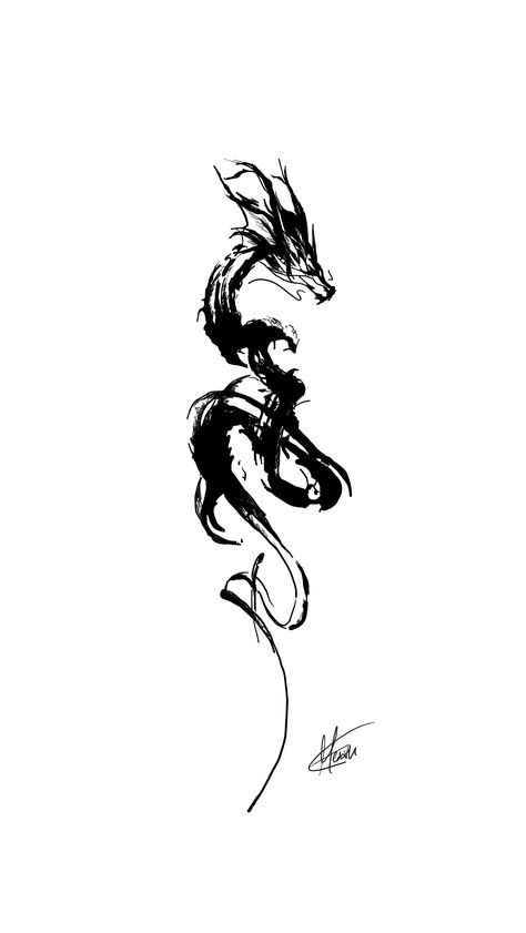 Dragon Neck Tattoo, Water Dragon Tattoo, Gotik Tattoo, Dragon Tattoo Sketch, Dragon Tattoos For Men, Small Dragon Tattoos, Dragon Sleeve Tattoos, Dragon Tattoo For Women, Back Tattoos For Guys