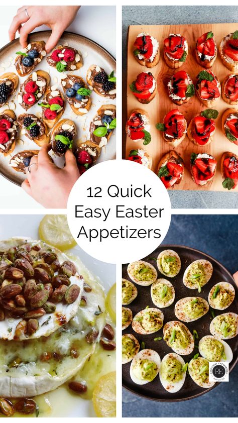 Looking for Easter appetizers? Here are 12 Quick Easy Easter Appetizers that your guests will love for spring or Easter entertaining! Easter Finger Food, Easter Appetizer Recipes, Easy Easter Appetizers, Vegetarian Easter, Easter Appetizer, Horderves Appetizers, Easter Appetizers Easy, Spring Appetizers, Easter Food Appetizers