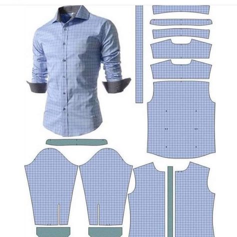 #sewing #pattern Pola Jaket, Mens Jacket Pattern, Men Pants Pattern, Mens Shirt Pattern, Mens Sewing Patterns, Sewing Men, Projek Menjahit, T Shirt Sewing Pattern, Trousers Pattern