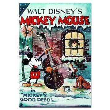 Educa - 1,000 Pieces Jigsaw Puzzle - Mickey Mouse : Mickey's good Deed Vintage Disney Posters, Old Posters, Disney Movie Posters, Animation Disney, Walt Disney Mickey Mouse, Disney Posters, Disney Vintage, Film Disney, Classic Movie Posters