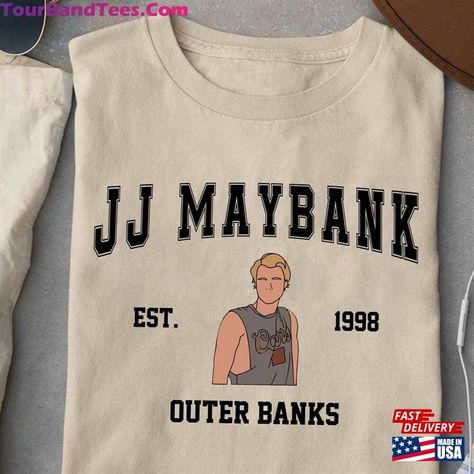 Jj Maybank Shirt Est 1998 T-Shirt Outer Banks Pouge Life Unisex Sweatshirt Check more at https://tourbandtees.com/product/jj-maybank-shirt-est-1998-t-shirt-outer-banks-pouge-life-unisex-sweatshirt/ Outer Banks Pouge, Jj Maybank, Outer Banks, Unisex Sweatshirt, Banks, Cricut, Sweatshirts, T Shirt