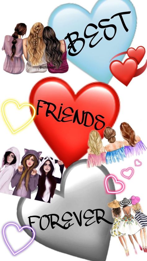 Friend Forever Dp For Group, Besties Wallpaper Best Friends, Best Friend Forever Dp, Friends Forever Pictures For Dp, M Profile Picture, Dp Best Friend, 3 Best Friends Pictures Aesthetic, Besties Group Dp, Friend Animation