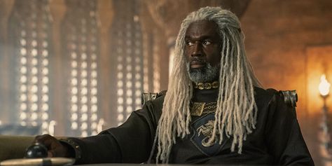 House of the Dragon star Steve Toussaint, who plays Lord Corlys Velaryon, admits he was "gutted" by showrunner Miguel Sapochnik's surprise exit. Corlys Velaryon, The Targaryens, House Velaryon, Dragon Quotes, Walburga Black, Game Of Thrones Prequel, Sea Snake, Hand Of The King, Dragon Star