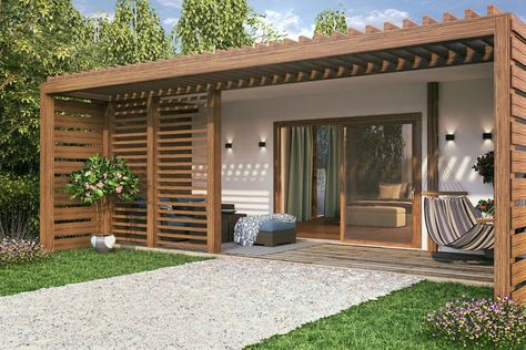 21 Welcoming Guest House and Cottage Ideas Design Casa Piccola, Backyard Guest Houses, Guest House Plans, Garden Cabins, Backyard Cottage, Summer House Garden, Best Tiny House, A Small House, Tiny House Floor Plans