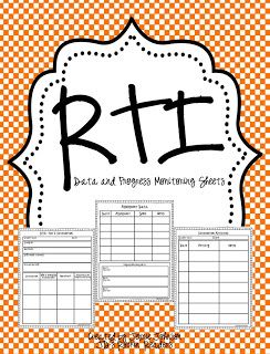 RTI Progress Monitoring FREEBIE Rti Documentation, Response To Intervention, Classroom Freebies, Progress Monitoring, Reading Intervention, School Psychology, Teacher Organization, Classroom Fun, Beginning Of School