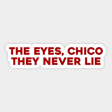 The Eyes, Chico, scarface, brian de palma, al pacino, tony montana -- Choose from our vast selection of stickers to match with your favorite design to make the perfect customized sticker/decal. Perfect to put on water bottles, laptops, hard hats, and car windows. Everything from favorite TV show stickers to funny stickers. For men, women, boys, and girls. Stickers Ideas Design, Iconic Stickers, Men Stickers, Sticker Man, Women Stickers, Phone Cover Stickers, Stickers To Print, The Eyes Chico, Stickers For Men