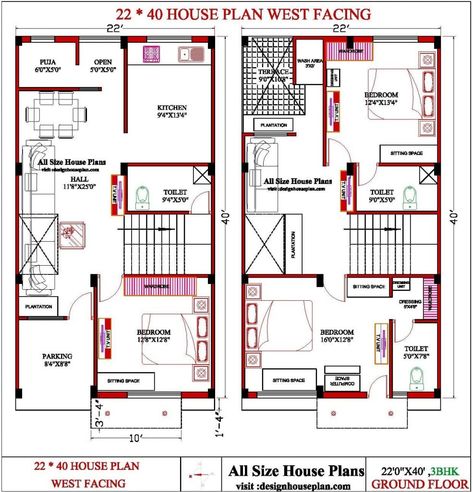 Vastu Floor Plans, East Face House Plans Vastu, East Facing Duplex House Plan Vastu, 22×40 House Plan, West Face House Plan Vastu, West Facing Duplex House Plans, West Facing House Plans Vastu, East Facing House Plan Vastu, West Facing House Plan