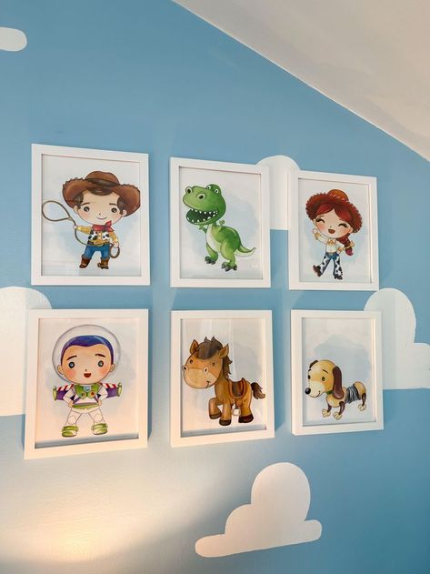 Pixar Nursery, Disney Baby Rooms, Toy Story Bedroom, Disney Baby Nurseries, Toy Story Nursery, Disney Themed Nursery, Toy Story Room, Baby Boy Room Themes, Toy Story Baby