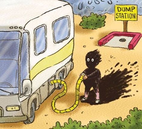 The Absolute Best RV Jokes. Period. | Never Idle Journal Caravan Pictures, Camping Cartoon, Camping Jokes, Camper Art, Rv Camping Tips, Camping Quotes, Camping Signs, Camping Humor, Camper Life