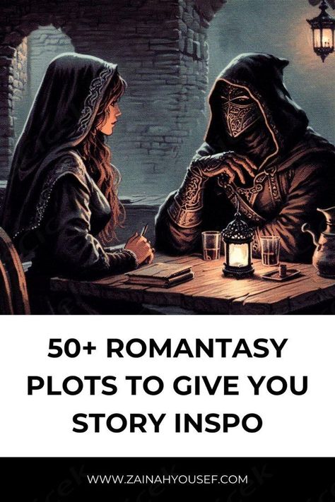 Writing a romance fantasy story? Here are 50+ writing prompts to give you plenty of inspo! Writing Prompts Couples, Fantasy Creative Writing Prompts, Fantasy Romance Story Ideas, Fantasy Story Ideas Inspiration, Fantasy Romance Plot Ideas, Writing Fantasy Romance, Fantasy Book Ideas To Write, Romance Plot Ideas Writing Prompts, Fantasy Novel Prompts