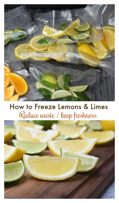 Freeze Lemons Slices, How To Freeze Fresh Lemons, Preserving Lemons And Limes, Freezing Lemons Slices, How To Freeze Lemons, Freeze Dried Lemons, How To Store Lemons And Limes, How To Freeze Vegetables, Preserving Limes