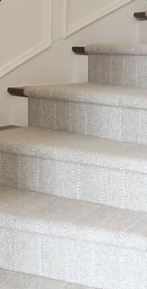 Studio Mcgee Carpet Stairs, Stair Runner Vs Carpet, Studio Mcgee Stair Runner, Studio Mcgee Cove Remodel, Studio Mcgee Carpet, Studio Mcgee Staircase, Studio Mcgee Hallway, Studio Mcgee Stairs, Studio Mcgee Basement