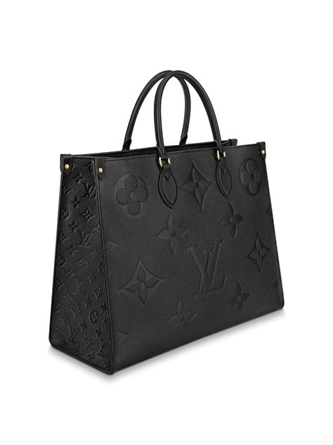 Introducing: the Louis Vuitton Onthego Tote is Now Available in Monogram Empreinte - PurseBlog Louis Vuitton Onthego Tote, Louis Vuitton Handbags Black, New Louis Vuitton Handbags, Louis Vuitton Onthego, Sac Louis Vuitton, Black Louis Vuitton, Louis Vuitton Collection, Louis Vuitton Purse, Luxury Purses