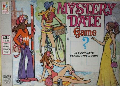 Mystery Date Game, Mystery Date, Parlor Games, Abc Games, Vintage Board Games, Milton Bradley, Ideas Vintage, I Remember When, Vintage Games