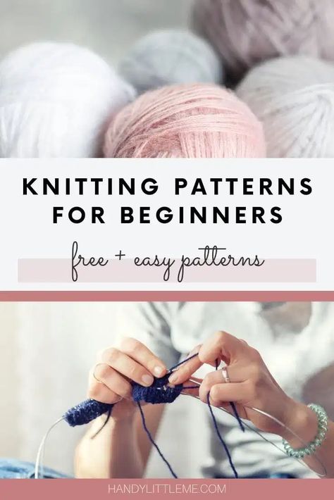 Easy beginner knitting patterns, take a look at this collection of free knitting patterns that are easy for those who are learning how to knit. #knitting #knittingpatternsfree #knittingpatterns #knittinginstructions #beginnerknittingpattern Beginning Knitting Projects, Simple Knitting Patterns, All Free Knitting, Knitting Patterns For Beginners, Easy Scarf Knitting Patterns, Knitting Projects Free, Xmas Pattern, Beginner Knit Scarf, Simple Knitting