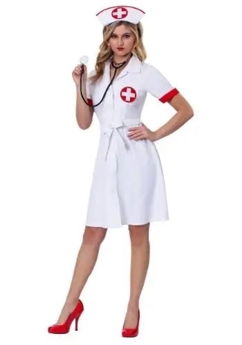 Halloween Costume Ideas for 2021 Nurse Halloween Costume, Nurse Outfit, Plus Size Costume, Nurse Costume, Cute Nurse, Women Nurse, Halloween Nurse, Nursing Clothes, Couple Halloween Costumes