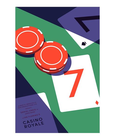 Outline Artists, 달력 디자인, 카드 디자인, Communication Art, Casino Night, Casino Royale, Publication Design, Alternative Movie Posters, Casino Theme