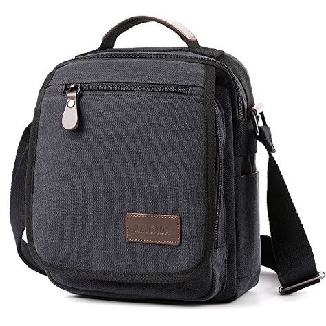 XINCADA Small Messenger Bag Canvas Shoulder Bags Man Bag ... https://www.amazon.ca/dp/B07MDCDKM1/ref=cm_sw_r_pi_dp_U_x_PMzBCbFMR4Y71 Elegant Laptop Bag, Bags For Work, Mens Bag, Kavu Rope Bag, Waterproof Tote, Small Messenger Bag, Man Purse, Mens Travel Bag, Man Black