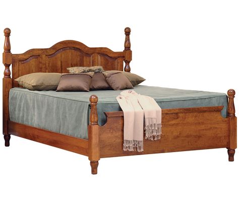 Buckingham Bed | Stutzman's Amish Furniture Queen Bed Dimensions, Hardwood Bed, Fitted Bedroom Furniture, Fitted Bedrooms, Four Poster Bed, Bed Dimensions, Four Poster, California King Bedding, Queen Bed Frame