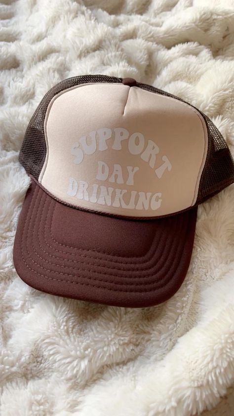 Trucker Hat Aesthetic, Hat Aesthetic, Day Drinking, Summer Inspo, Support Small Business, Boating, Support Small, Trucker Hat, Small Business