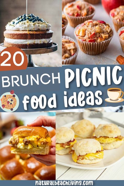 Whether you're looking for a way to celebrate a special occasion or want to enjoy some good food and company, a brunch picnic is the perfect idea. Find over 30 Brunch Picnic Food Ideas for kids and adults. And over 100 more delicious Picnic Food Ideas everyone will love. Brunch Picnic Food, Picnic Food Ideas For Kids, Picnic Food Kids, Coastal Picnic, Beach Picnic Foods, Picnic Finger Foods, Perfect Picnic Food, Food Ideas For Kids, Brunch Picnic