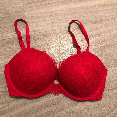 Red Leather Bra Top, Red Bras, Bts Clothes, Bra Collection, Super Push Up, Hair Care Recipes, Leather Bra, Vs Bras, Red Bra