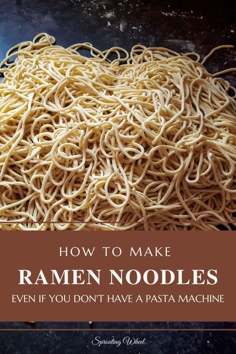 How to make delicious RAMEN NOODLES for a splendid feast at home - SW Home Made Ramen Noodles, Ramen Noodle Recipes Homemade, How To Make Noodles, Best Ramen Noodles, Homemade Ramen Noodles, Fresh Ramen Noodles, Noodle Recipes Homemade, Asain Food, Delicious Noodles