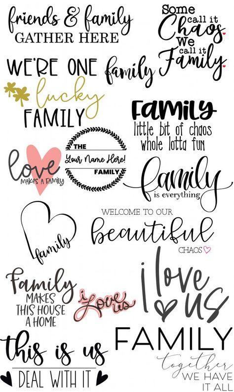 Cute Cursive Fonts Alphabet Handwriting Practice, Anniversary Svg Files Free, Free Family Svg Files For Cricut, Grandma Svg Free Files For Cricut, Free Svg Stickers, Cricut Projects Beginner Free Svg, Free Svg Files For Cricut Joy, Cricut Stickers Free Printable, Signs Made With Cricut