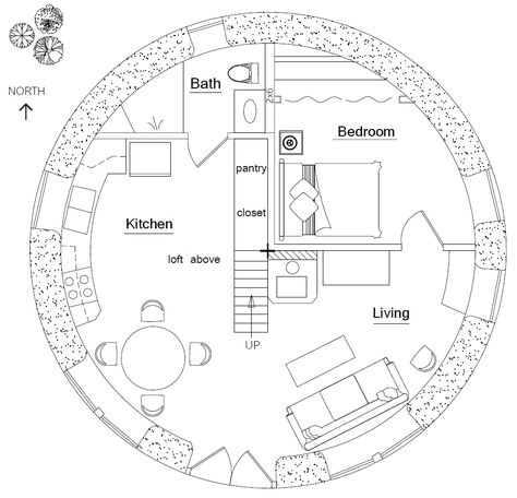 hobbit house designs  -  don't need stairs or a second floor Hobbit House Plans, Smurf House, Grain Bin House, Bin House, Hobbit Homes, Round House Plans, Casa Hobbit, Hobbit Home, Earth Bag Homes