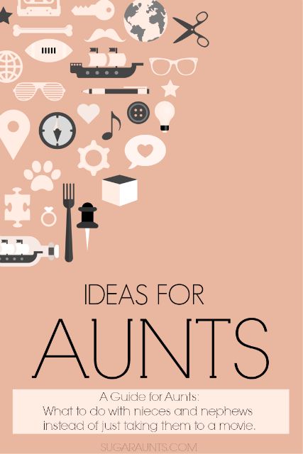 Ideas for Aunts resource for creative play and building memories with nieces and nephews. Linz, Fun Aunt, Building Memories, Best Auntie Ever, Baby Niece, Aunt Life, Best Aunt, First Time Moms, Niece And Nephew