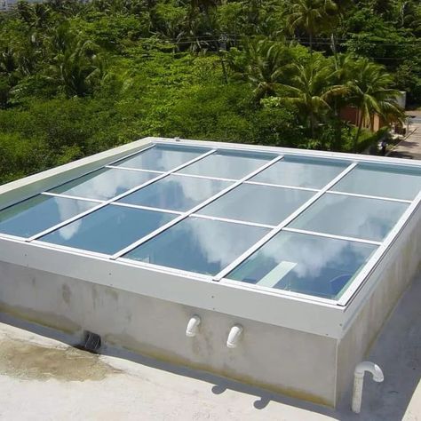 Roof Skylight Designs ✨️ #roof #skylight #rooftop #rooftoptentliving #homedesignsdworld #explorepost #explorepage Roof Skylight, Skylight Design, Tent Living, Roof Architecture, Bedroom Designs, Renovation Ideas, Bungalow, Home Design, Roof