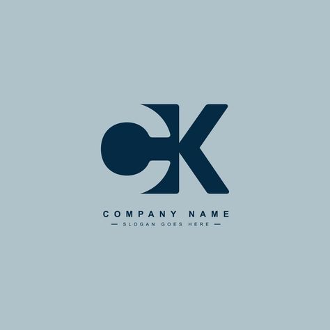 Ck Logo Design, Cv Skills, Ci Logo, Ks Logo, Letter Mark Logo, Production Logo, Ct Logo, Typo Logo Design, Inc Logo